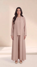 The Maitha Premium Nida Basic Abaya with Sheila - TAL by The Abaya Lab