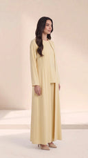 The Maitha Premium Nida Basic Abaya with Sheila - TAL by The Abaya Lab