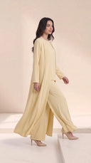 The Maitha Premium Nida Basic Abaya with Sheila - TAL by The Abaya Lab