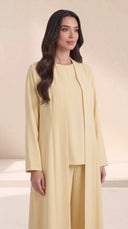 The Maitha Premium Nida Basic Abaya with Sheila - TAL by The Abaya Lab