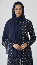 The Malak Polka Charm Mandarin Abaya - TAL by The Abaya Lab