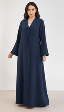 The Maram Timeless Side Accent Abaya - TAL by The Abaya Lab