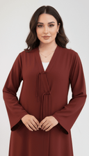 The Maram Timeless Side Accent Abaya - TAL by The Abaya Lab
