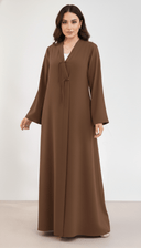 The Maram Timeless Side Accent Abaya - TAL by The Abaya Lab