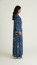 The Marwa Blue Petite Floral Abaya - TAL by The Abaya Lab