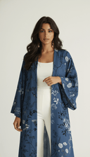 The Marwa Blue Petite Floral Abaya - TAL by The Abaya Lab