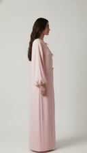 The Marwa Grace Balloon Sleeve Tie Abaya - TAL by The Abaya Lab