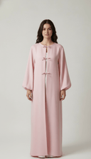 The Marwa Grace Balloon Sleeve Tie Abaya - TAL by The Abaya Lab