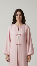 The Marwa Grace Balloon Sleeve Tie Abaya - TAL by The Abaya Lab