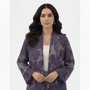 The Maryam Deep Violet Abaya - TAL by The Abaya Lab
