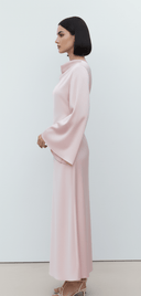 The Maysaa Satin Drape Maxi Dress - TAL by The Abaya Lab