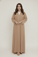 The Mazna Classic Line Open Abaya - TAL by The Abaya Lab