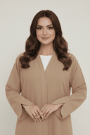 The Mazna Classic Line Open Abaya - TAL by The Abaya Lab