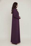 The Mazna Classic Line Open Abaya - TAL by The Abaya Lab