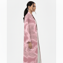 The Meera Blush Pink Crane Abaya - TAL by The Abaya Lab