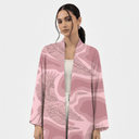 The Meera Blush Pink Crane Abaya - TAL by The Abaya Lab