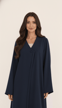 The Meher Minimal Button - Detail Abaya - TAL by The Abaya Lab