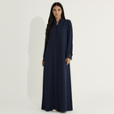 The Midnight Luxe Lace Abaya - TAL by The Abaya Lab