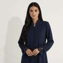 The Midnight Luxe Lace Abaya - TAL by The Abaya Lab