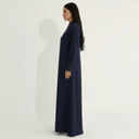 The Midnight Luxe Lace Abaya - TAL by The Abaya Lab