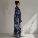 The Mouza Navy & White Abaya - TAL by The Abaya Lab