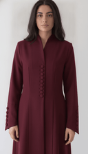The Munthaha Tailored Button Detail Abaya - TAL by The Abaya Lab