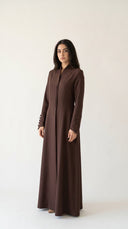 The Munthaha Tailored Button Detail Abaya - TAL by The Abaya Lab