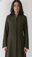 The Munthaha Tailored Button Detail Abaya - TAL by The Abaya Lab