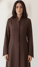 The Munthaha Tailored Button Detail Abaya - TAL by The Abaya Lab