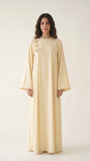 The Nabila Flower Knot Detail Abaya - TAL by The Abaya Lab