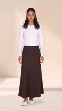 The Nadia Premium Satin Maxi Skirt - TAL by The Abaya Lab