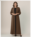 The Nadia Signature Soft - Collar Open Abaya - TAL by The Abaya Lab