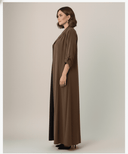 The Nadia Signature Soft - Collar Open Abaya - TAL by The Abaya Lab