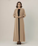 The Nadia Signature Soft - Collar Open Abaya - TAL by The Abaya Lab