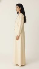 The Nadine Scalloped Detail Star Accents Abaya - TAL by The Abaya Lab