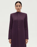 The Najah Classic Button Abaya - TAL by The Abaya Lab