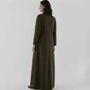 The Najwa Tailored Pocket Open Abaya - TAL by The Abaya Lab