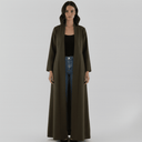 The Najwa Tailored Pocket Open Abaya - TAL by The Abaya Lab