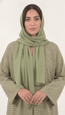 The Nasima Soft Linen Line Open Front Abaya - TAL by The Abaya Lab