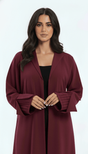 The Nasma Pleated Cuff Abaya - TAL by The Abaya Lab