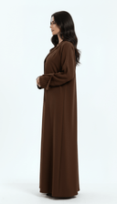 The Nasma Pleated Cuff Abaya - TAL by The Abaya Lab