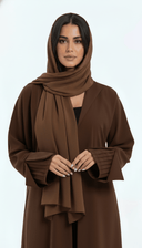 The Nasma Pleated Cuff Abaya - TAL by The Abaya Lab
