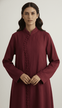 The Nayla Signature Button line Abaya - TAL by The Abaya Lab