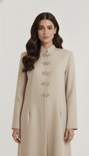 The Noor Linen Mandarin Elegance Abaya - TAL by The Abaya Lab