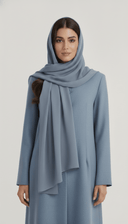 The Noor Linen Mandarin Elegance Abaya - TAL by The Abaya Lab