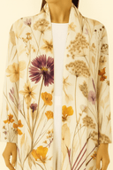 The Noor Soft Floral Chiffon - Lined Abaya - TAL by The Abaya Lab