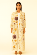 The Noor Soft Floral Chiffon - Lined Abaya - TAL by The Abaya Lab