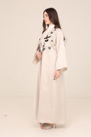 The Nouf Embellished Bird Motif Abaya - TAL by The Abaya Lab