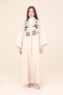 The Nouf Embellished Bird Motif Abaya - TAL by The Abaya Lab