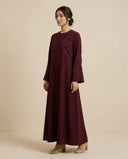 The Noura Floral Embroidered Abaya - TAL by The Abaya Lab